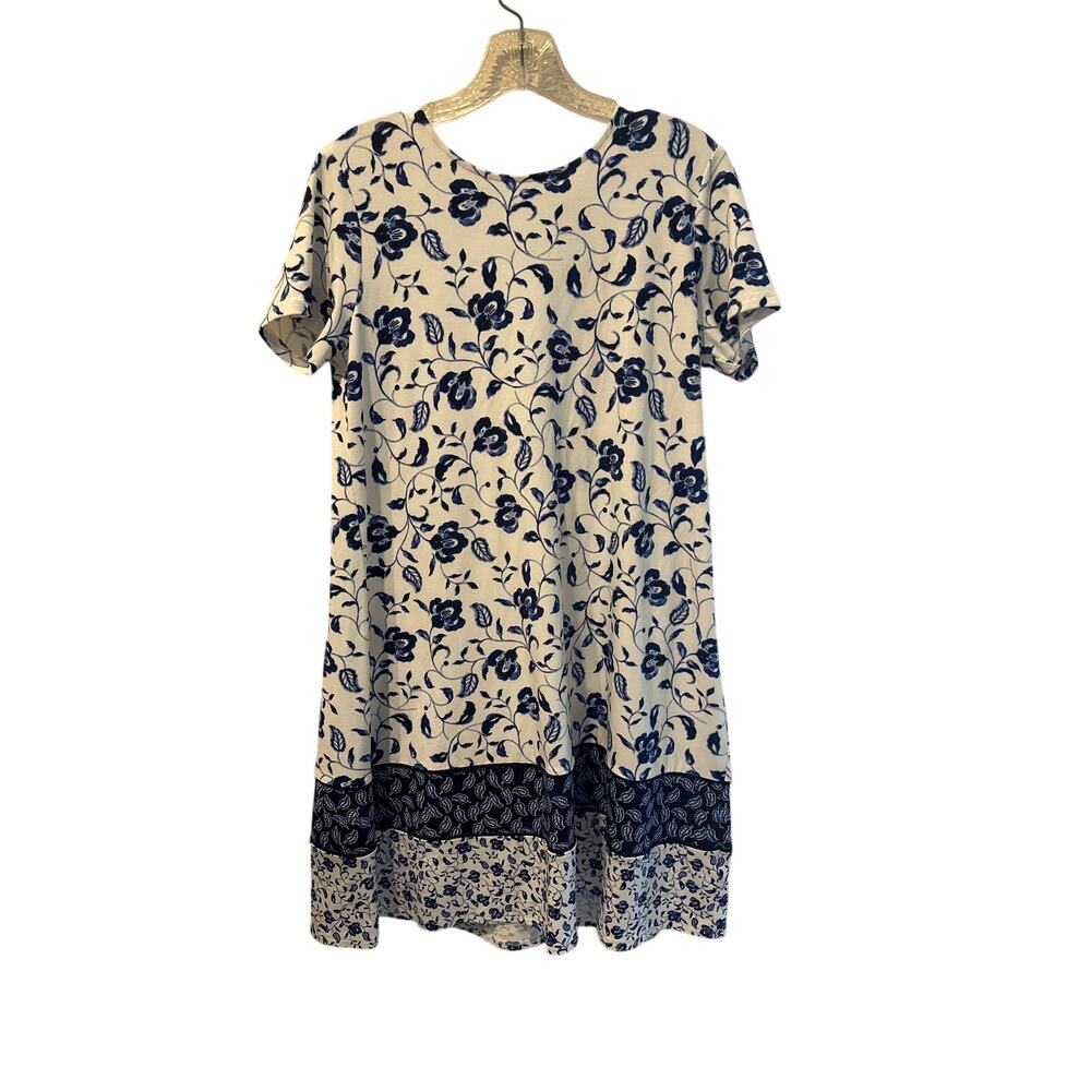 ⭐️ Women’s J. Jill Floral Short Sleeve Dress Size Small Cottagecore
